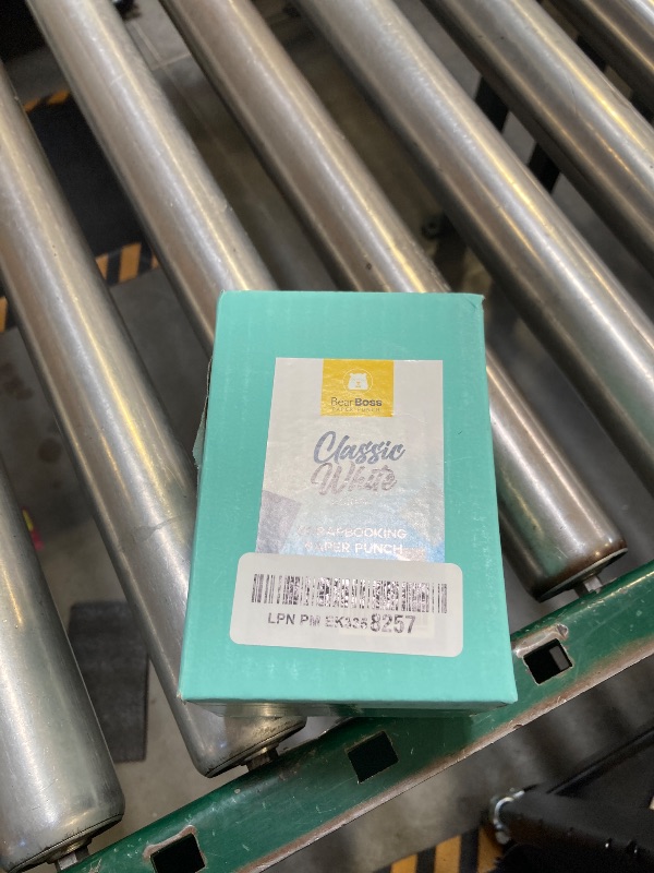 Photo 1 of 1 3/8 Inch Square Punch, Hole Punch Shapes, Paper Punch Set for Scrapbooking Festival Paper Greeting Card DIY Albums Photos (Classic White)