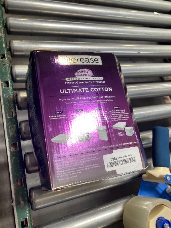 Photo 1 of AllerEase Ultimate Allergy Protection and Comfort Zippered Mattress Protector, Queen