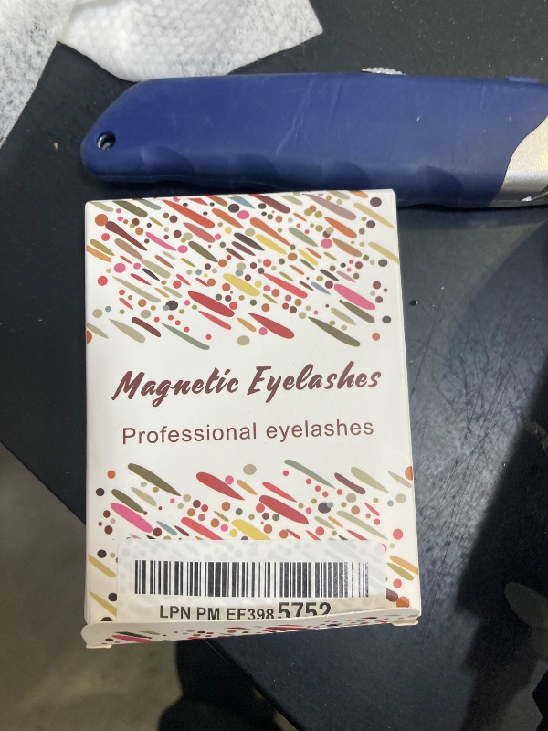 Photo 1 of EMEDA Natural Look Magnetic Eyelashes Kit 2 Pairs Reusable Double Sided Magnetic Lashes With Applicator and Mirror, No Glue Needed Strip Lashes, Black(Manga Look 5-11mm)