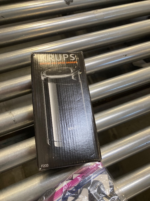 Photo 1 of KRUPS Precision Electric Coffee Grinders: 3 oz Capacity, 200W Motor, Stainless Steel Blades for Uniform Grinding of Coffee Beans, Herbs, Nuts, and Spice Grinder (Black)
