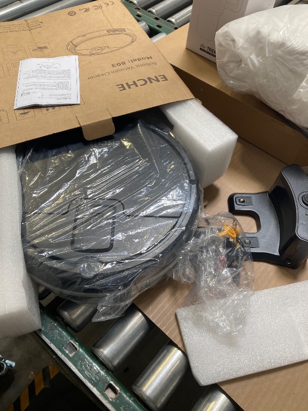 Photo 1 of ENCHE Robot Vacuum Cleaner, 2900Pa Powerful Sunction Robot Vacuum with Remote Control,Automatic Self-Charging,Long Run Time,Slim&Quiet Robotic Vacuum Cleaner for Carpet Pet Hair