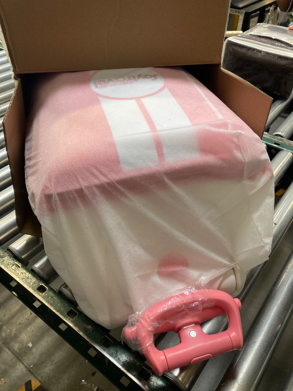 Photo 1 of Kids Ride-on Luggage with Spinner Wheels Suitcase, Kid's Ride-On Suitcase Help Your Child Relax, Carry On Trolley Luggage (Pink)
