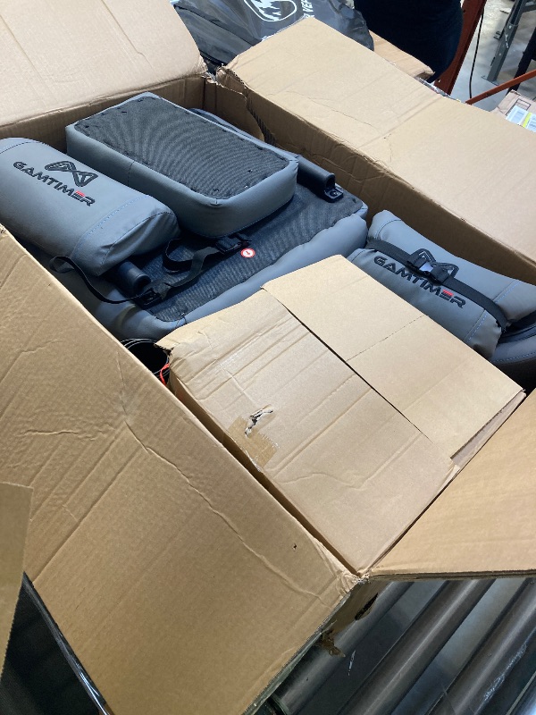 Photo 1 of Gaming Chair, 400 lbs Adult Chair, High Back Computer Chair with Footrest and Linked Armrests, Office Video Game Chair with Lumbar Support (Grey)
