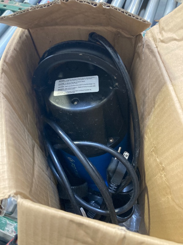 Photo 1 of FOTING Sump Pump 1HP Clean/Dirty Submersible Water Pump, 4600GPH Utility Pump Thermoplastic Electric Portable Transfer Water Pump for Swimming Pool Garden Pond Basement with 10ft Long Power Cord