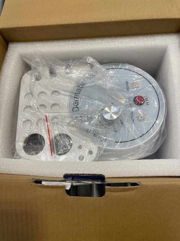 Photo 1 of 3 in 1 Diamond Micro DermaBrasion Machine, Mcwdoit Professional Dermabrasion Facial Skin Care Device with Wand, Spray Bottle and Vacuum Glass Tube for Personal Home Beauty Salon Use