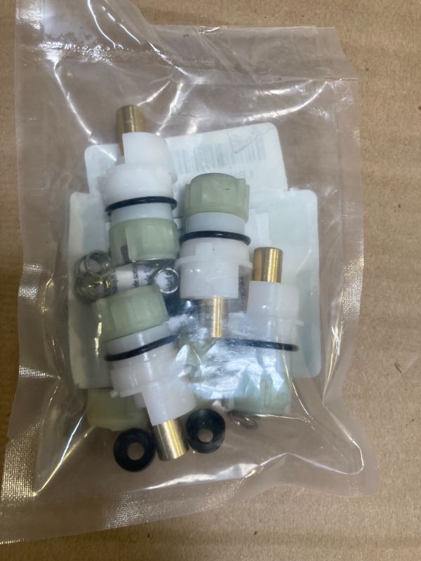 Photo 1 of RP25513 faucet stem assembly Replacement Kit for two handle faucet repair kit Includes 1/4 Turn stop RP4993 Seats and Springs 4 Pack