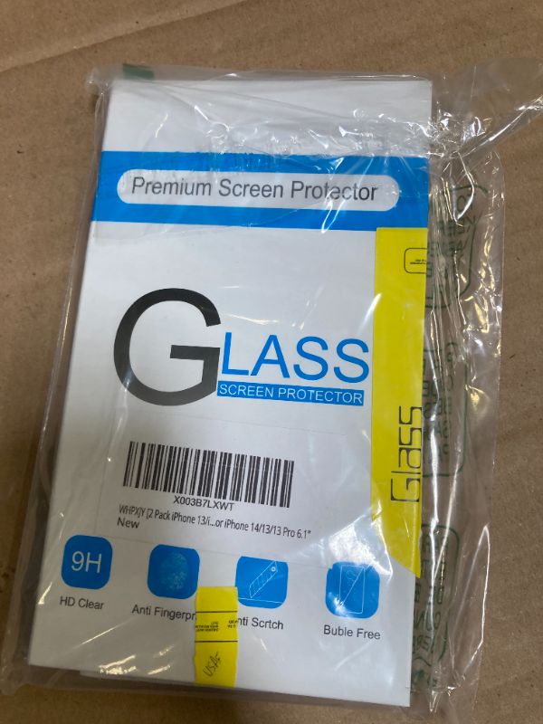 Photo 1 of WHPXJY [2 Pack] for iPhone 13 Privacy Screen Protector Compatible with iPhone 13 Pro/14, Anti-Spy Tempered Glass Film, Touch Sensitive, No Air Bubbles, Case Friendly, with Easy Alignment Tool