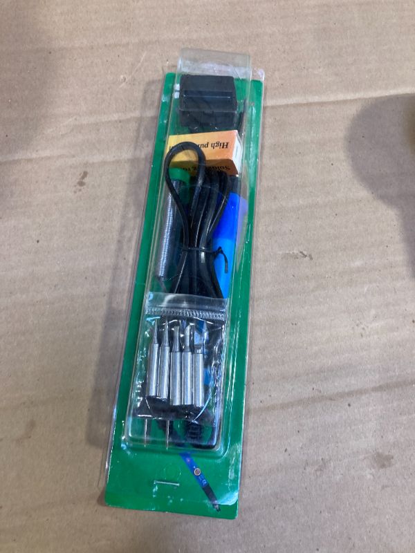 Photo 1 of Soldering Iron Kit, 80W 110V LCD Digital Solder Iron Pen with Ceramic Heater, Portable Welding Tools with 5pcs Tips, Stand, Solders Wire, Sponge, Paste, for Metal,Electric Repairs, DIY