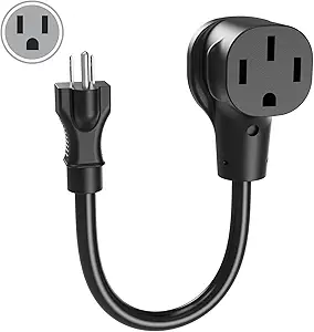Photo 1 of NEMA 5-15P to 14-50R Adapter Cable for All Level 1/2 EVs(ETL Listed), Compatible with Tesla/j1772 EV Charger Cord, Support Max 50 Amp to 12 Amp 110-120 Volt EV Charger Power Cord, Not for RVs