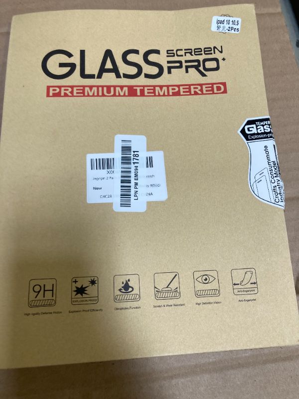 Photo 1 of Jngnpn 2 Pack Anti Blue Light Screen Protector for iPad 11th A16 2025 [11 Inch],iPad 10th [10.9 inch] 2022,9H Hardness Tempered Glass Film,Anti-uv,Eye Protection,Touch Sensitive,Anti-Scratch