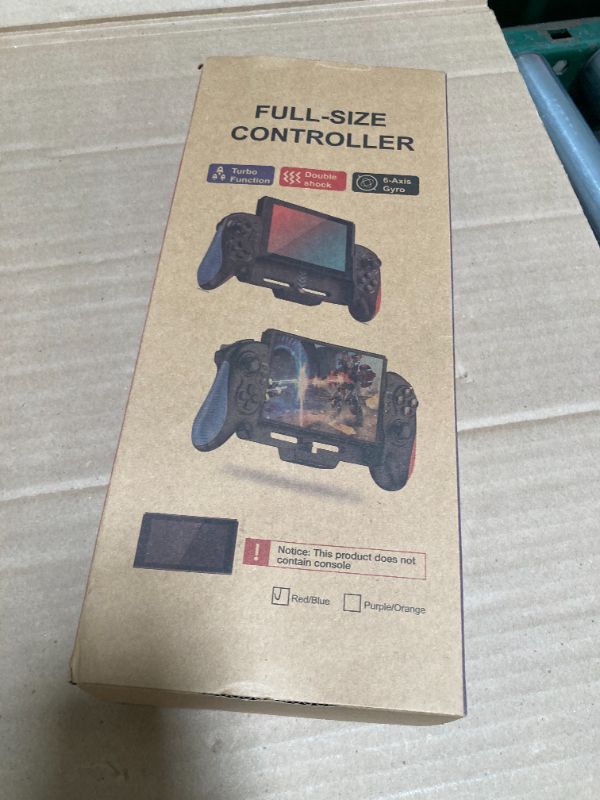 Photo 1 of Gammeefy Switch Controller for Switch/ Switch OLED, Hall Effect One-Piece Joypad Controller Replacement for Switch Pro Controller, Switch Controllers Remote with Adjustable Turbo and Dual Motor Vibration Wii Skins