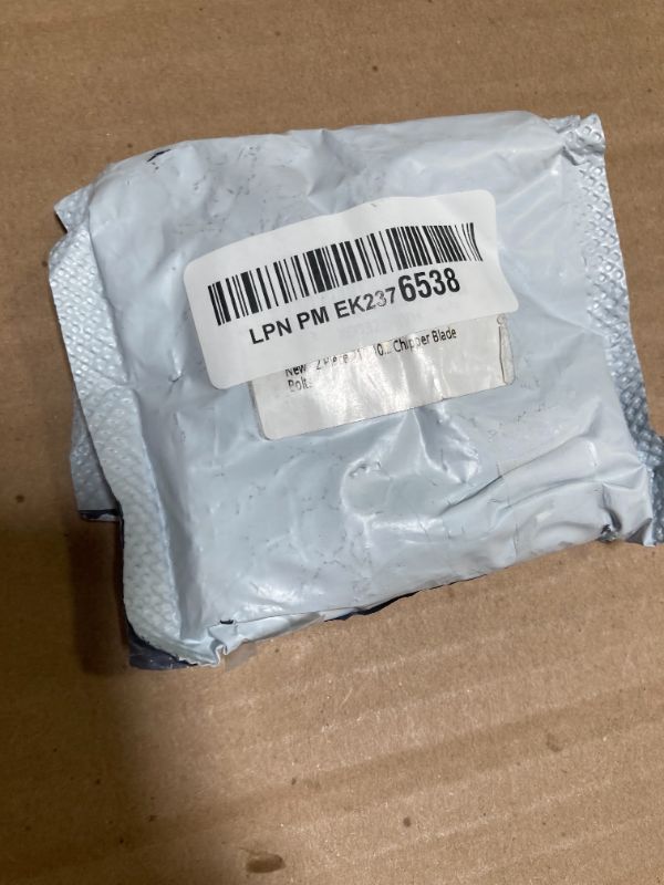 Photo 1 of 2 Piece 710-1054/981-0490 Nut Bolt Assortment Sets for Troy Bilt Wood Chipper Parts Wood Chipper Blade Bolts