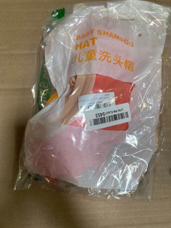 Photo 1 of FUSACONY Shower Cap Shield for Kids, Visor Hat for Eye and Ear Protection for 0-9 Years Old Children, Cute Crown Shape Makes the Baby Bath More Fun (Pink)