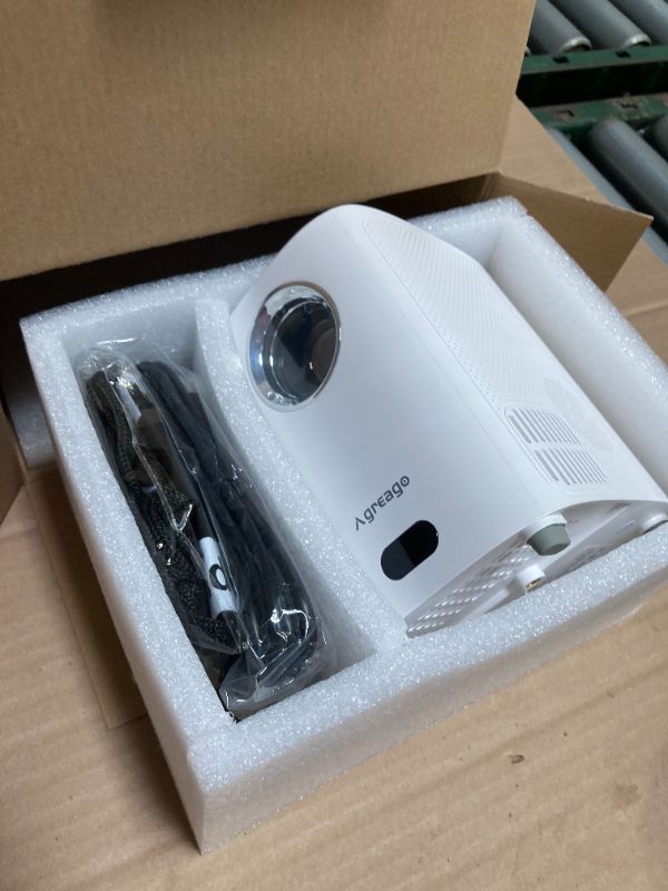 Photo 1 of [Electric Focus]Projector with WiFi and Bluetooth, Native 1080P 15,000 Lumens 4K Supported, Agreago Outdoor Movie Projector for Home Theater UP to 300", for iOS/Android/Laptop/TV Stick/HDMI/USB