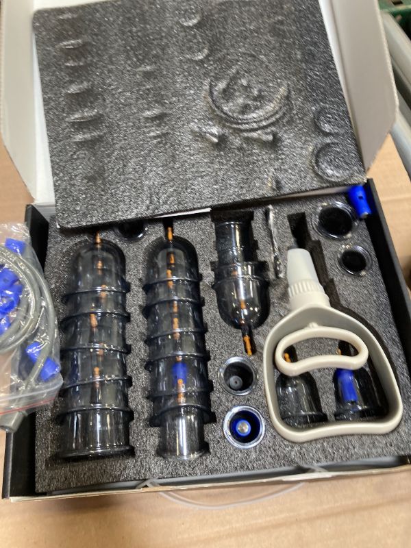 Photo 1 of Cupluw Cupping Set, 24 Cups Cupping Kit for Massage Therapy, Chinese Cupping Therapy Set with Magnetics, Professional Vacuum Cupping Set for Cellulite Reduction Muscle Pain Relief with Manual Pump