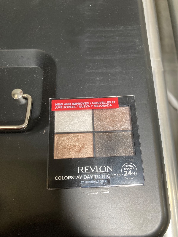 Photo 1 of Revlon Eyeshadow Palette by Revlon, ColorStay Day to Night Up to 24 Hour Eye Makeup, Velvety Pigmented Blendable Matte & Shimmer Finishes, 555 Moonlit, 0.16 Oz, 555 Moonlit, 0.16 oz