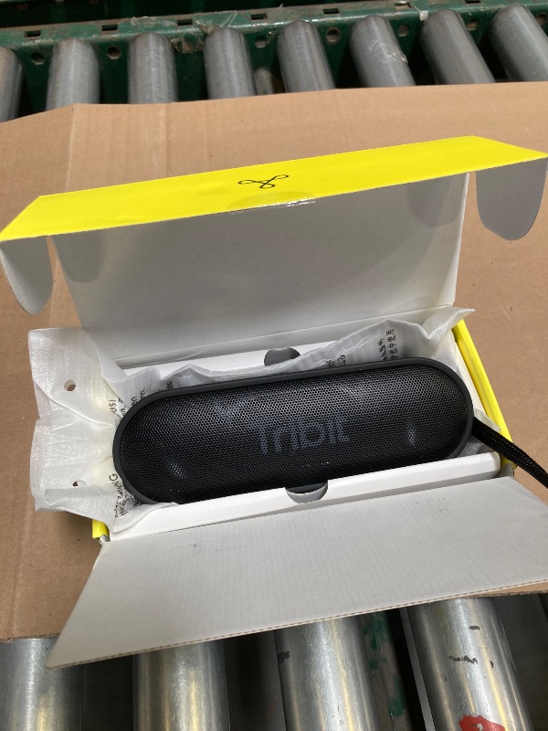 Photo 1 of Tribit XSound Go Bluetooth Speaker, 16W Portable Wireless Speaker with Loud Sound, 24H Playtime, IPX7 Waterproof, Custom EQ, XBass, BT5.3, TWS Pairing, Type-C, Outdoor/Home/Travel/Beach/Shower (Black)