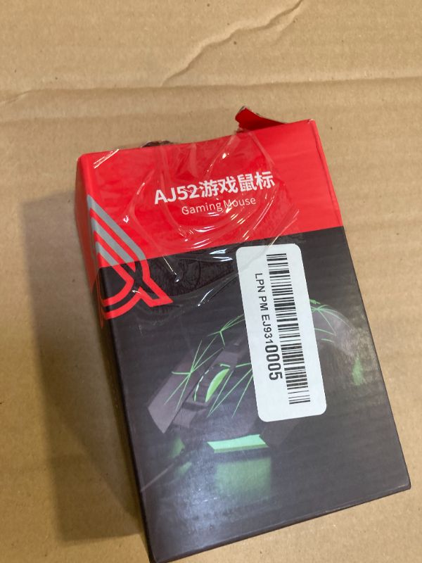 Photo 1 of FIRSTBLOOD ONLY GAME. AJ52 Watcher RGB Gaming Mouse, Programmable 7 Buttons, Ergonomic LED Backlit USB Gamer Mice Computer Laptop PC, for Windows Mac Linux OS, Star White