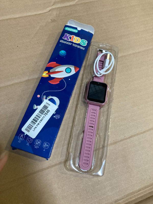 Photo 1 of Cosjoype Smart Watch for Kids Age 4-12, 36 Puzzle Games Touchscreen Girls Watch with Video Camera Music Player Pedometer Flashlight, Kids Toys Christmas Birthday Gifts for Kids Age 5 6 7 8