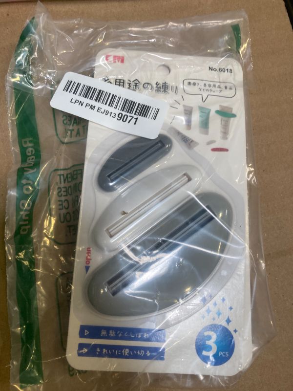Photo 1 of EIKS 6 Sets Tube Squeezer Clip for Toothpaste, Hand Cream, Paint Tube, Cosmetics, Easy Press & Reduces Waste