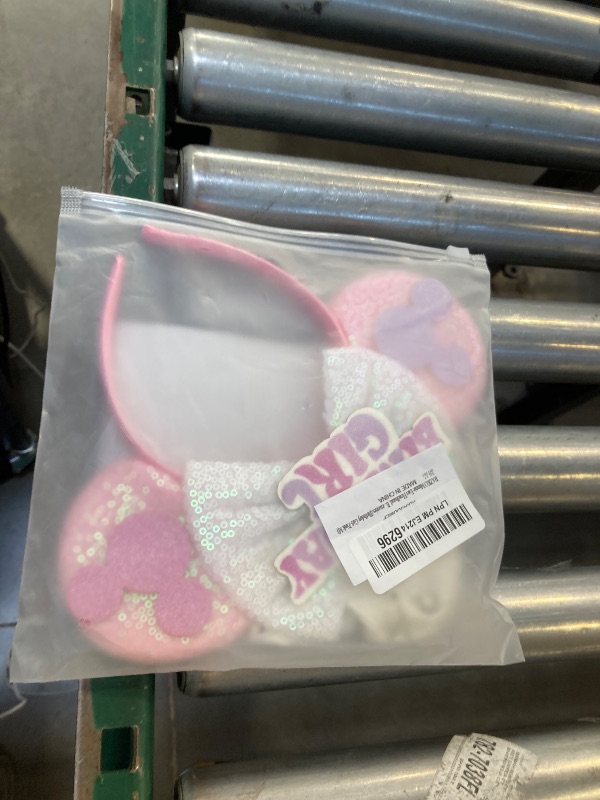Photo 1 of RAZKO Pink Minnie Ears Hair Accessory, Mouse Headband for Women Girls (Birthday Girl-Pink M)