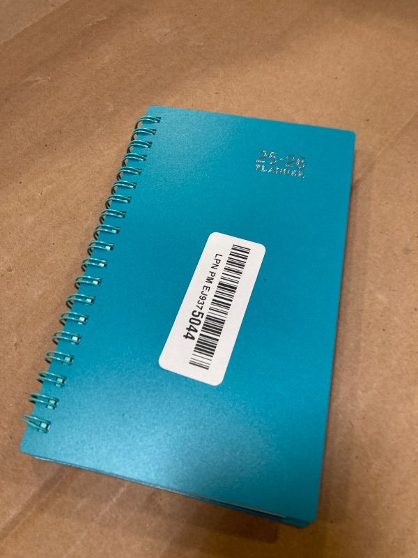 Photo 1 of 2025-2026 Pocket Calendar/Planner - Weekly & Monthly Pocket Planner for Purse, Jul. 2025 - Jun. 2026, 6.8" x 4.1", Strong Twin - Wire Binding, Plastic Cover