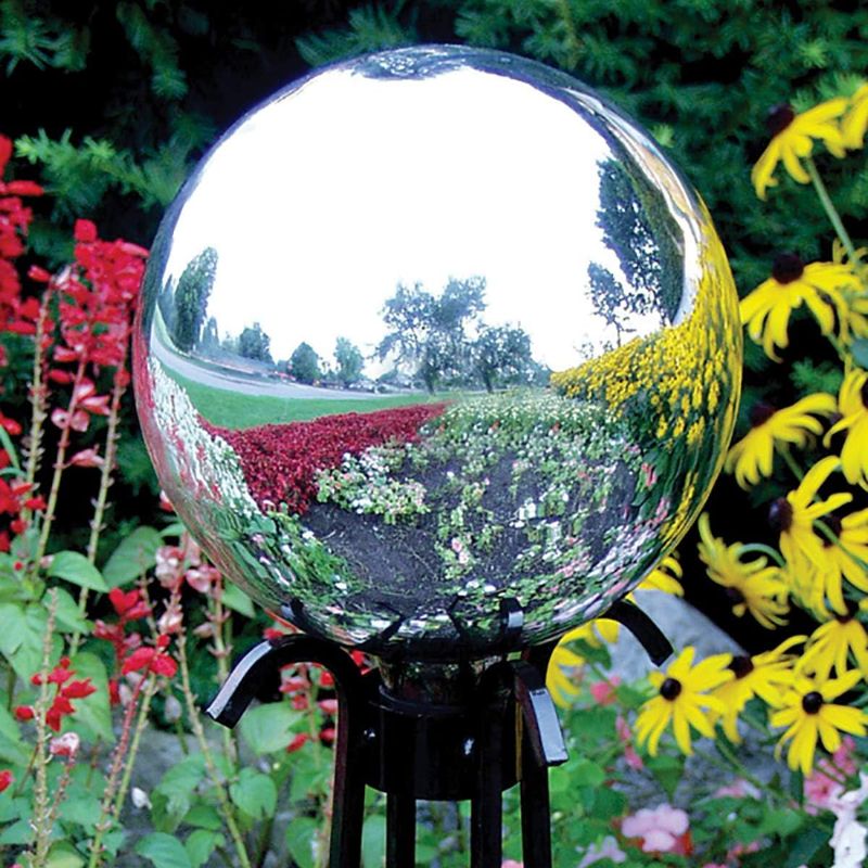 Photo 1 of Echo Valley 8102 10-Inch Glass Gazing Globe, Silver