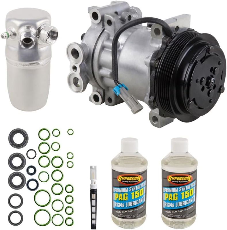 Photo 1 of AC Compressor & A/C Kit For Chevy GMC Suburban & Cadillac Escalade 1996 1997 1998 1999 GMT400 - BuyAutoParts 60-80368RK New