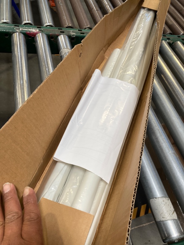 Photo 1 of Room divider tension curtain rod for windows 121 to 161 Inch extra long tension rod