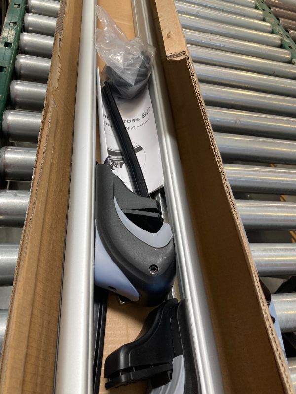 Photo 1 of Komsepor Car Roof Rack Cross Bars 55” Thick Aluminum Crossbars Universal Roof Rack Adjustable Roof Cross Bars with 200 lbs Load Capacity Fits Most Vehicles with Existing Raised Side Rails with Gap
