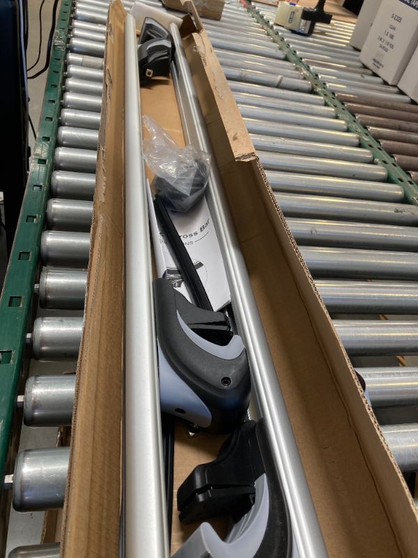 Photo 1 of Komsepor Car Roof Rack Cross Bars 55” Thick Aluminum Crossbars Universal Roof Rack Adjustable Roof Cross Bars with 200 lbs Load Capacity Fits Most Vehicles with Existing Raised Side Rails with Gap