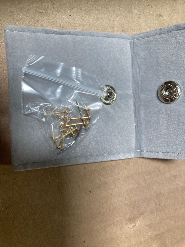 Photo 1 of 14K Gold Plated Flat Back Stud Earrings - 316L Surgical Steel Internal Thread CZ Stud Piercing Jewelry for Tragus Helix Cartilage Conch Nose Hypoallergenic Lip Monroe Labret Medusa Piercing 16G 18G
