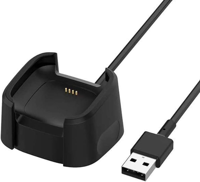 Photo 1 of Emilydeals Charger for Fitbit Versa 2, Replacement Charging Cable Cord Dock Cradle for Fitbit Versa 2 Smart Watch [1m/3.3ft]
