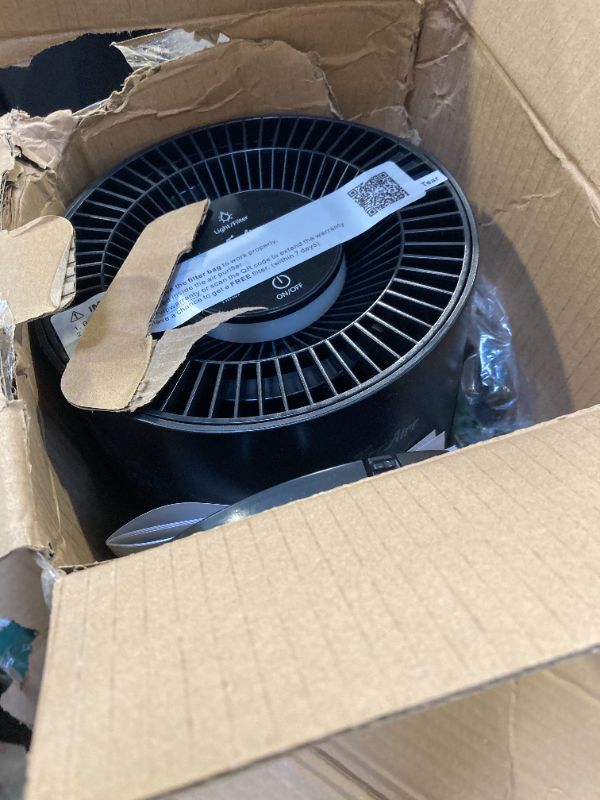 Photo 1 of 1pc   Air Purifier for Home Bedroom, Office Desktop Air Cleaners  
