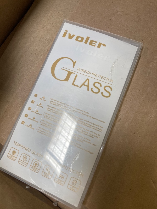 Photo 1 of [4 Pack]iVoler Camera Lens Protector Designed for iPhone 13 Pro Max 6.7”/13 Pro 6.1” Screen Protector Tempered Glass[Case Friendly][New version],Scratch-Resistant,Easy Installation,Clear+Black Circle