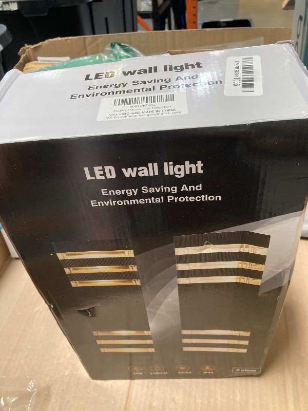 Photo 1 of ZSMAIKU Modern Outdoor Wall Lights Exterior, Dusk to Dawn Outdoor Lighting, Exterior Light Fixture Warm White 14W IP65 3000K 1200LM Aluminum Porch Lights for House Garage Patio,2 Pack