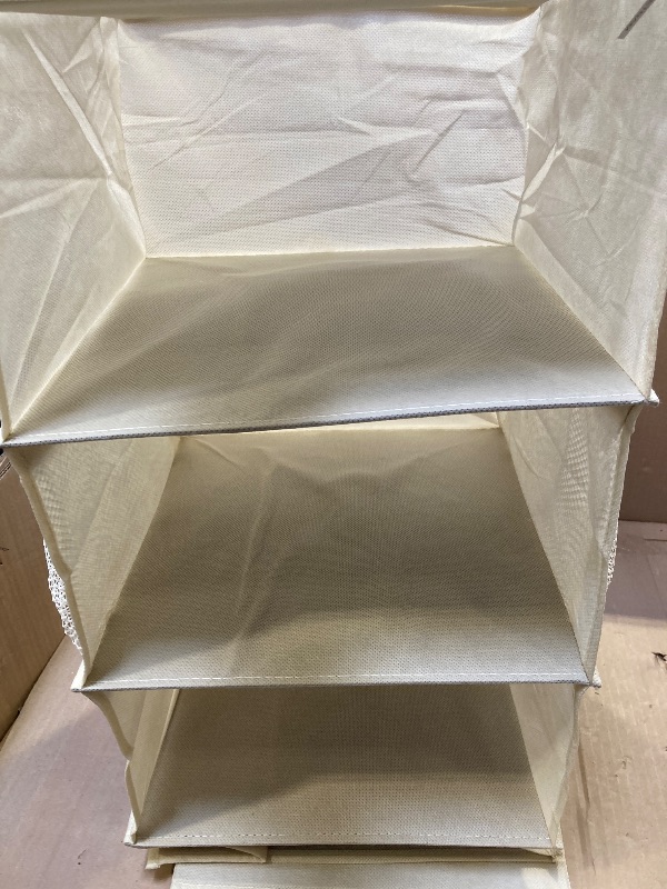 Photo 1 of  Hanging Closet Storage Organizer Shelves Canvas
