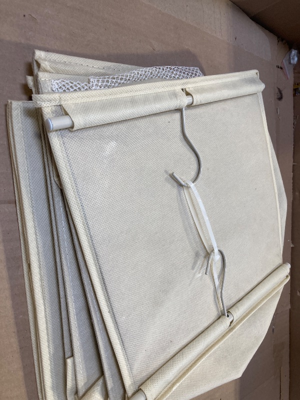 Photo 1 of  Hanging Closet Storage Organizer Shelves Canvas
