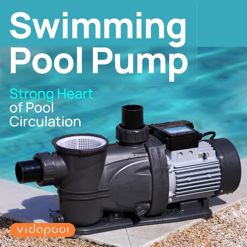 Photo 1 of In/Above Ground Pool Pump, Self Primming High Flow (Single Speed, 3HP, 8964 GPH, 220V)
