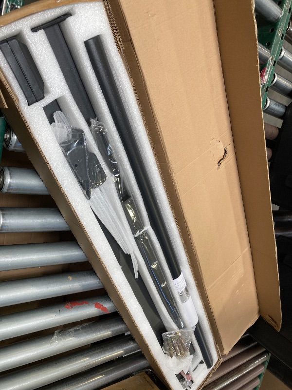 Photo 1 of Outdoor Stair Railing, Handrails for Outdoor Steps, Handrail Fits 2 to 3 Steps Metal Handrail Stair Rail with Installation Kit Hand Rails for Outdoor Steps 36" (2-3 Steps)
