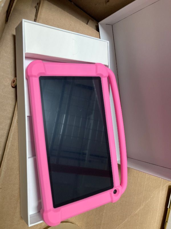 Photo 1 of YQSAVIOR Kids Tablets, Android 12 Tablet for Kids, 4GB RAM 32GB ROM Toddler Tablet 7 inch IPS Screen, Parental Control, 2+5MP Dual Camera, Shockproof Case for Educational, Games