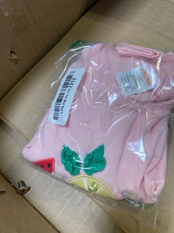 Photo 1 of 2T---Gymboree,Girls,and Toddler Sleeveless Embroidered Graphic T-Shirt,2 Years,Pink Fruit