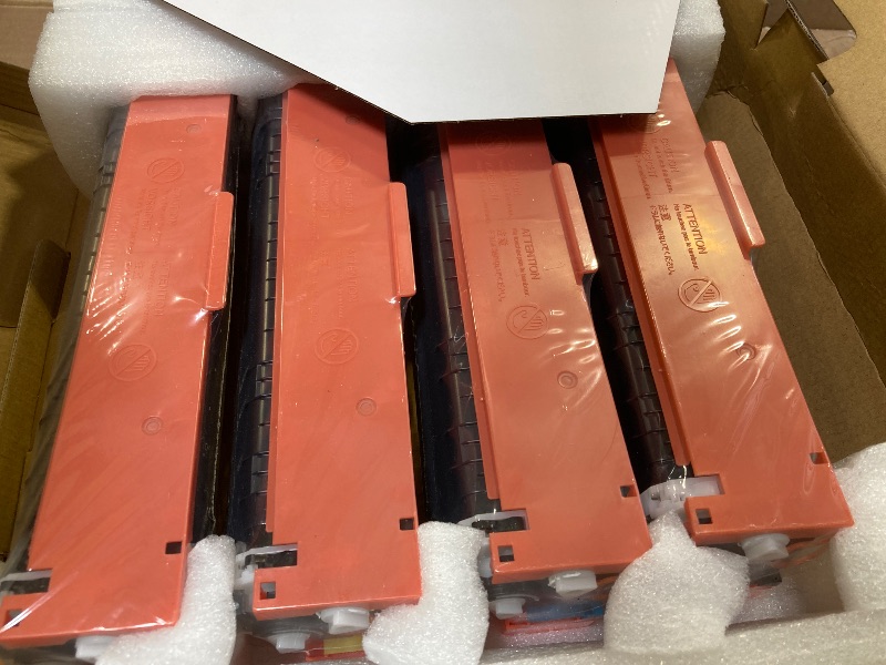 Photo 1 of 206X Toner Cartridges 4 Pack High Yield (with Chip) Compatible Replacement for HP 206X 206A for Color Laserjet Pro MFP M283fdw M283cdw M283fdn M282nw Pro M255dw M255nw M283 M255 Printer W2110X W2110A