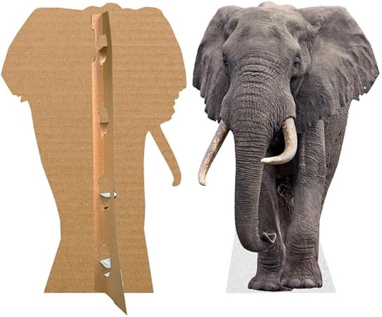 Photo 1 of Elephant - Life Size Cardboard Cutout Standup People with Support Standee | Animals -