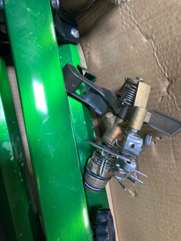 Photo 1 of Heavy Duty Brass Lawn Impact Sprinkler on Tripod Base 
