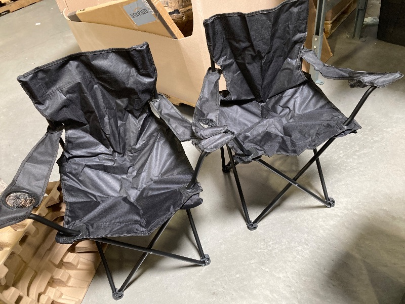 Photo 1 of WEIDIORME 2 Pack Lightweight Camping Chairs for Adults & Teens, 250LBS Capacity Foldable Portable Chairs with Carry Bag, Compact Design for Camping, Beach, Picnics, and Outdoor Events