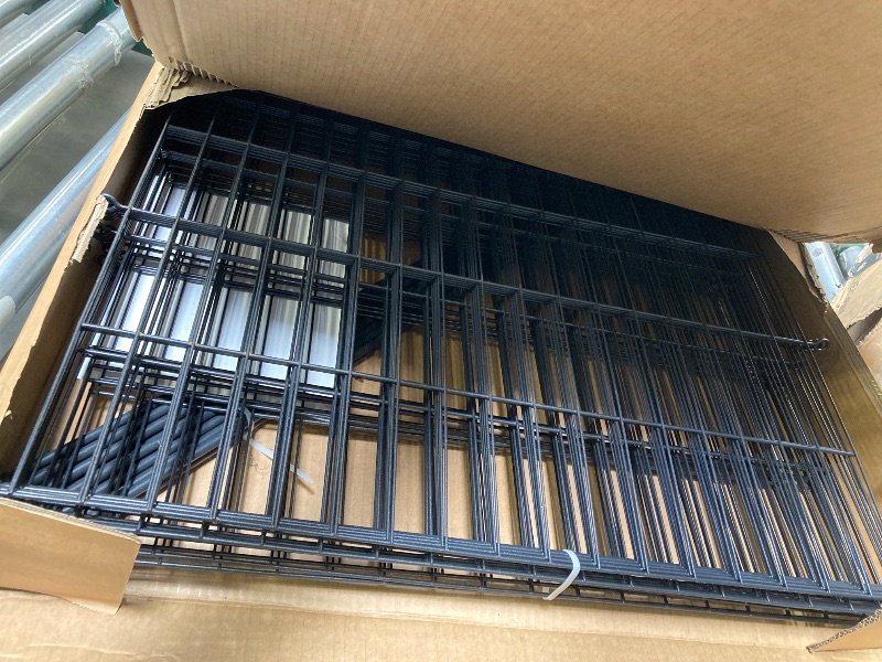 Photo 1 of 15 Panels No Dig Garden Fence, 32 in(H) X36.3 ft(L) Metal Fence Panels, Thickened Rustproof Garden Fencing, Animal Barrier Fence for Dogs, Rabbits, and Patio
