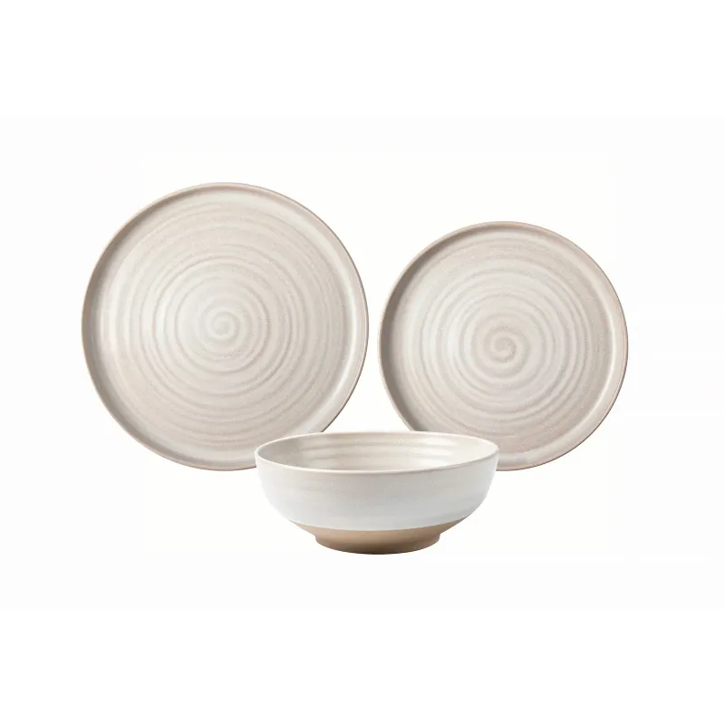 Photo 1 of Better Homes & Gardens Collins Cream Stoneware 12-Piece Dinnerware Set