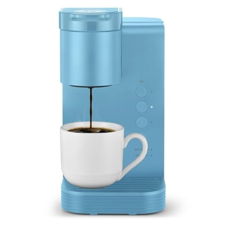 Photo 1 of Keurig K-Express Essentials Single Serve K-Cup Pod Coffee Maker in Sky Blue
