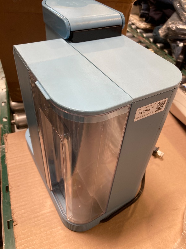 Photo 1 of Keurig K-Express Essentials Single Serve K-Cup Pod Coffee Maker in Sky Blue